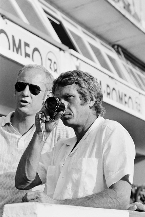 Steve McQueen pendant le repérage du tournage du film "Le Mans" #5, Le Mans, France, juin 1969