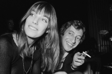 Jane Birkin et Serge Gainsbourg à la première du film "Slogan", Paris, août 1969