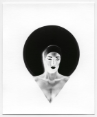 Buste sur rond noir, 2012