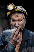 Smoking coal miner, 2002