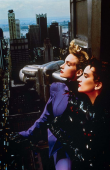 La tour Chrysler, New York, États-Unis, 1988 - Claude Heidemeyer et Violeta Sanchez en duo de « Vampire bella » de Mugler.