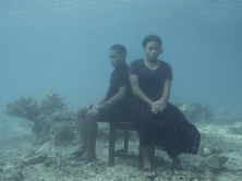 Serafina and Keanan on Chair, Fiji, 2023.