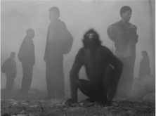 Hisca & People in Fog, Bolivia, 2022