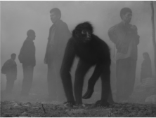 Tricia & People in Fog, Bolivia, 2022