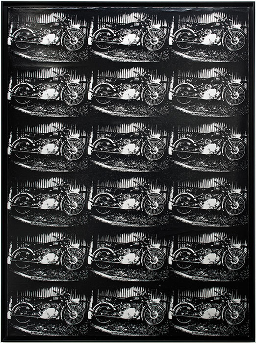 Motorbike, Suginami-ku, Tokyo (multi) (black & silver), 1990 / 2007