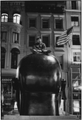 A Botero sculpture on West 57th Street, New York, USA, 2001