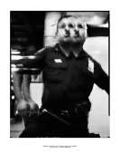 Photograph of the officer who will soon detain me, because of this photograph. Incident Report n° 5, In Advance of A Broken Arm, New York, Etats-Unis, 2009-2010