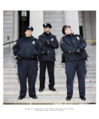 Photograph of the officers who I will not permit to know; because of this photograph. Incident Report n° 139, In Advance of A Broken Arm, New York, Etats-Unis, 2009-2010