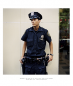 Photograph of the officer who will not say a word, because of this photograph. Incident Report n° 41, In Advance of A Broken Arm, New York, Etats-Unis, 2009-2010