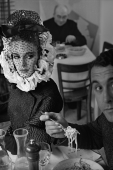 1962, Rome, High Fashion for Harpers Bazaar A, (”Spaghetti”) with Deborah Dixon