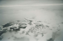Océan Arctique, Trace du brise-glace, Presqu’île de Taïmyr, 1992.
