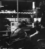 Café “Le Select” en face de “La Coupole” Boulevard Montparnasse, Paris, 1957