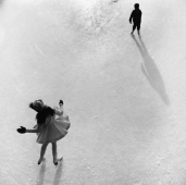 Petite patineuse, Megève, 1954