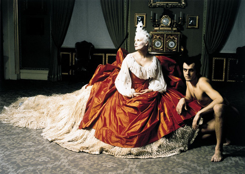 Vivienne Westwood et son fiancé Musée de la Wallace collection, Londres, Royaume-Uni, 1994