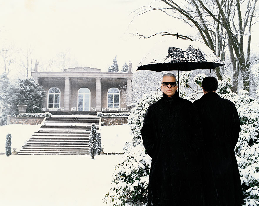 Karl Lagerfeld, Hambourg, Allemagne, 1995