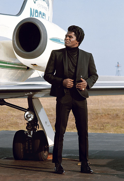 James Brown et son jet privé, Long Island Airport, Etats-Unis, 1967