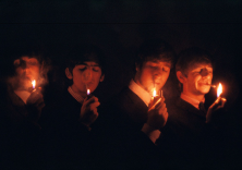 Les Beatles à la cigarette Paris, France, 1964