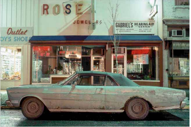 Rose Jewelers car, Ford galaxie 500 XL (1966), Troy, NY, 1975