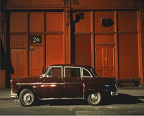 24 Checker car, Checker Marathon, in the Twenties near 6th Avenue, 1975