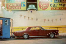 Carz-a-Poppin car, Ford Galaxie 500 (1966), Houston and Broadway, 1976