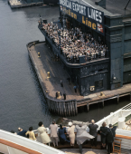 Voyage New-York-Cannes sur le «Christoforo Colombo», Etats-Unis, 1962