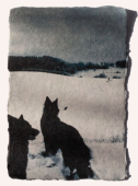 Dusk is falling, something is creeping through the deep snow, 2026.