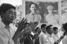 Poster avec Mao Zedong et Lin Piao, Chine, 1971