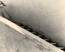 Untitled (stairs and dress), 2018.