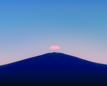 Moon over Fuji I, 2025