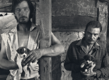 Napier Brothers with Puppies, 1993. De la série Appalachian Legacy.