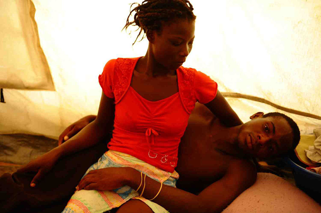 Camp de réfugiés du parc Fleurieux, Port-au-Prince, Haïti, 2010