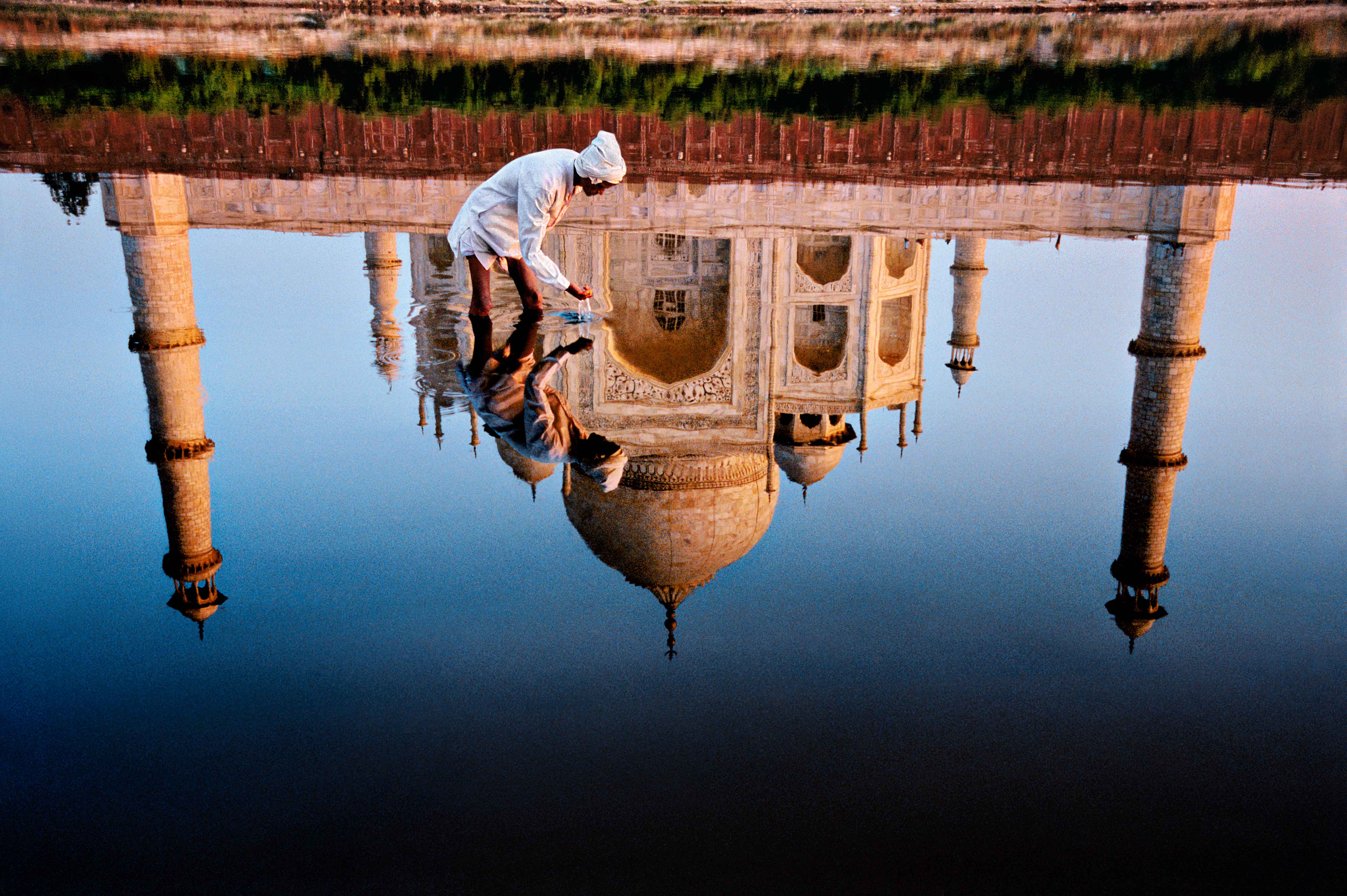 Reflection of the Taj Mahal, Agra, Uttar Pradesh, India, 1999