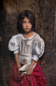A Young Girl on the Street of Kabul, Afghanistan, 2002