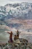 Mujahadeen Atop a Mountain, 1984