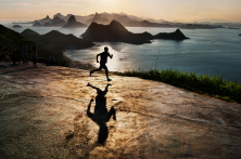 Man Running at Dawn, Rio de Janeiro, Brazil, 2012