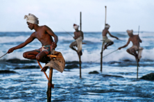 Stilt Fisherman, South Coast, Sri Lanka, 1995