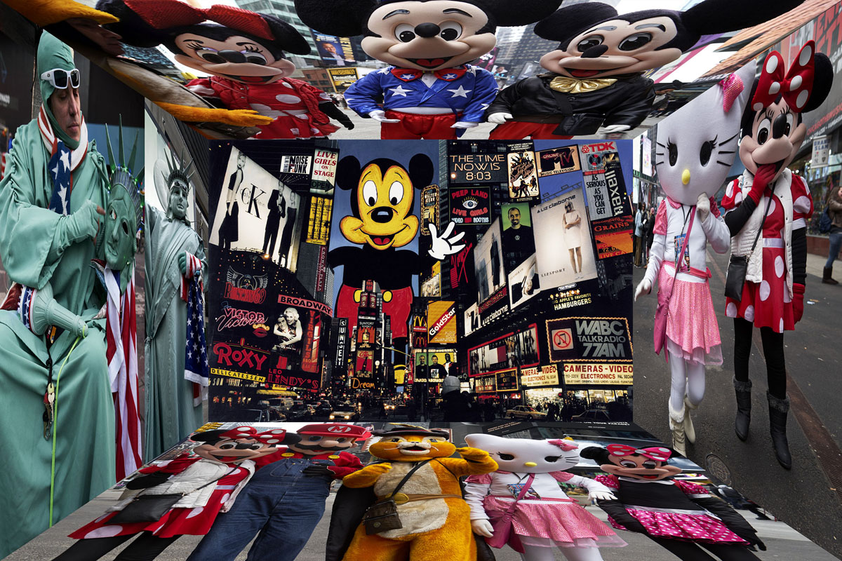Mickey and Co take over Time Square, 2015