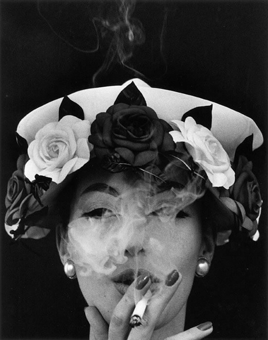 Hat + Five Roses, Paris (Vogue), France, 1956