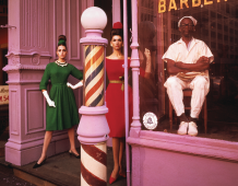 Antonia + Simone + Barber Shop, New York, Etats-Unis, 1961