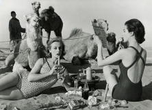 Tatiana + Marie Rose + Camels, Picnic, 1958
