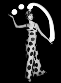 Dorothy Juggling with Light Balls, Paris, 1962