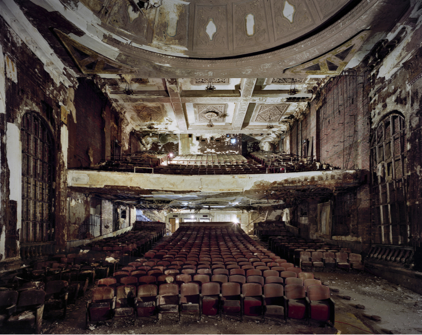 Auditorium, Grand Theater, Steubenville, USA, 2011