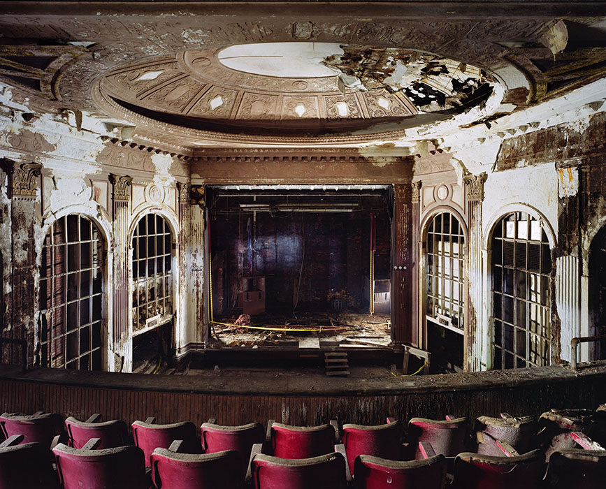 Proscenium, Grand Theater, Steubenville, OH, Etats-Unis, 2011